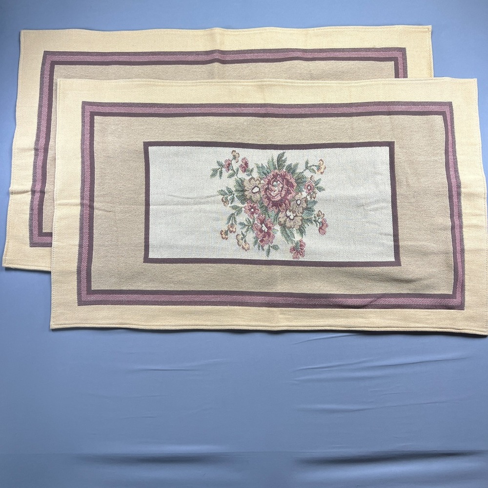 Spiegel Home King Pillow Sham Multicolor Floral Tapestry Bedding Decor 24" X 40"